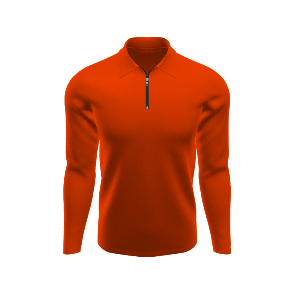 1/4 zip Polo Full Sleeves